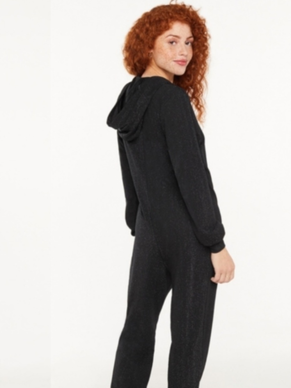 SAVAGE FENTY SLEEP AND SHINE HOODED ONESIE 1X BLACK